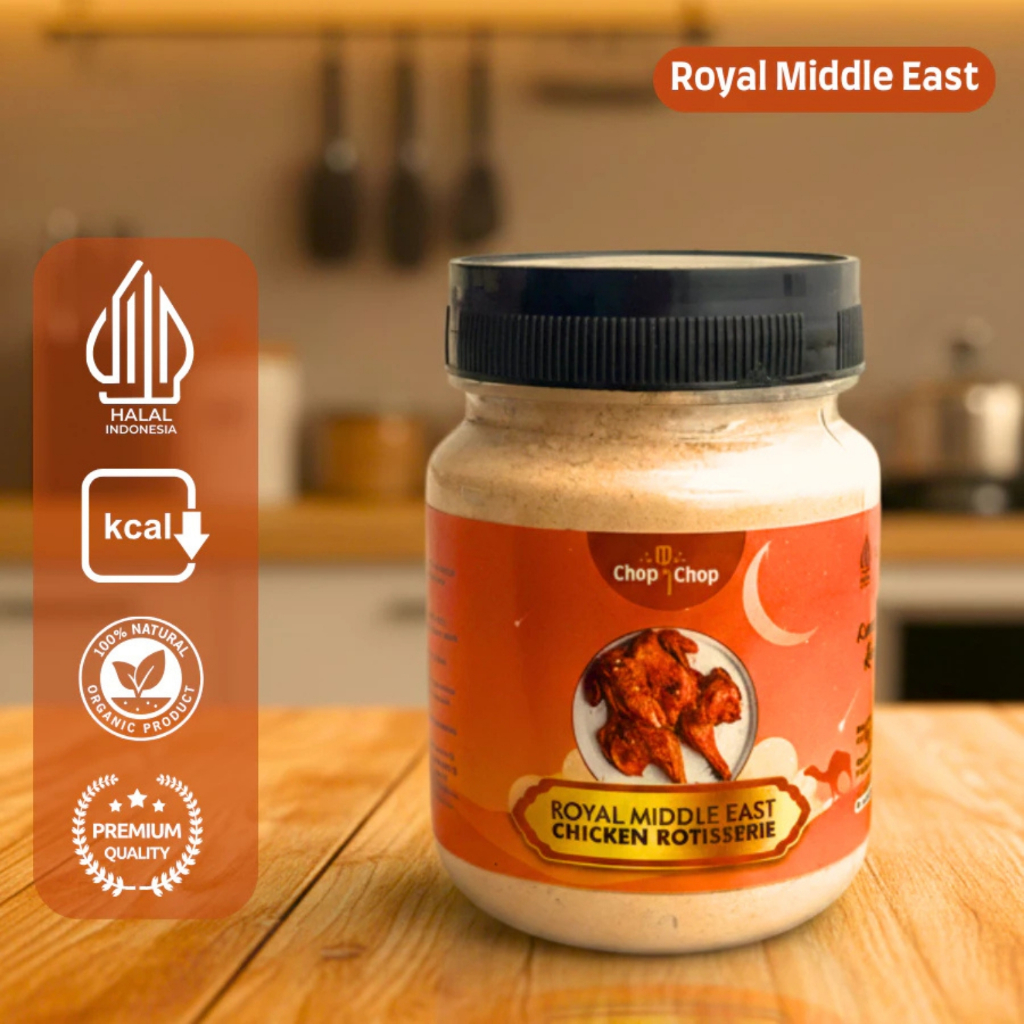 Alivia House Official Store X Chopchop Royal Middle East Chicken Rotisserie Low Calorie Satset Marinade Seasoning 100g