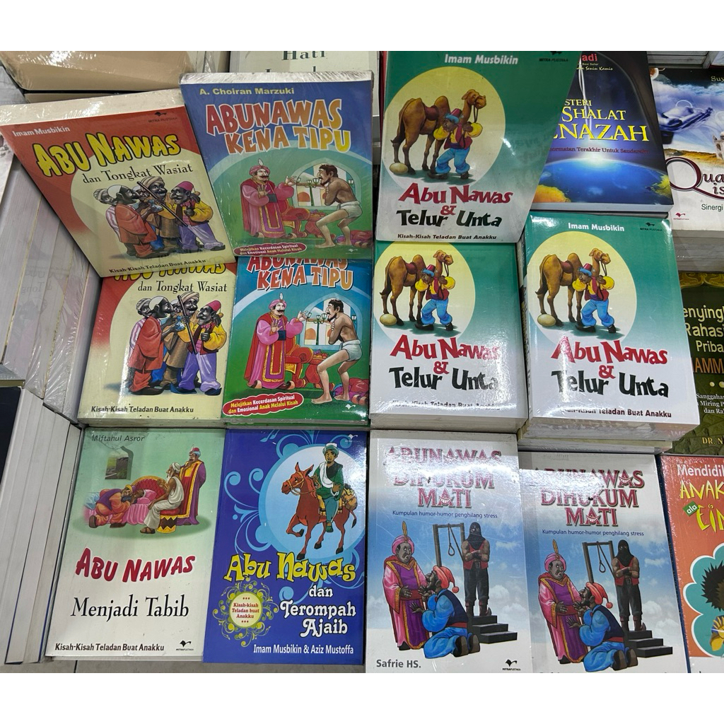 Abunawas Abu Nawas Book - Mitra Pustaka BECOMING A TABIB KENA CHEATING IN LAW AND THE STICK OF WASIAT RUG WITH ONTA AND UNTA EGG AND MAGICterompah