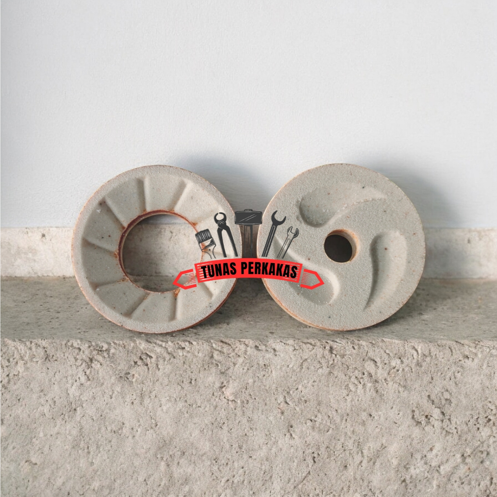 MESIN Soybean Milk Grinding Machine Stone 4 inch Set of 2pcs