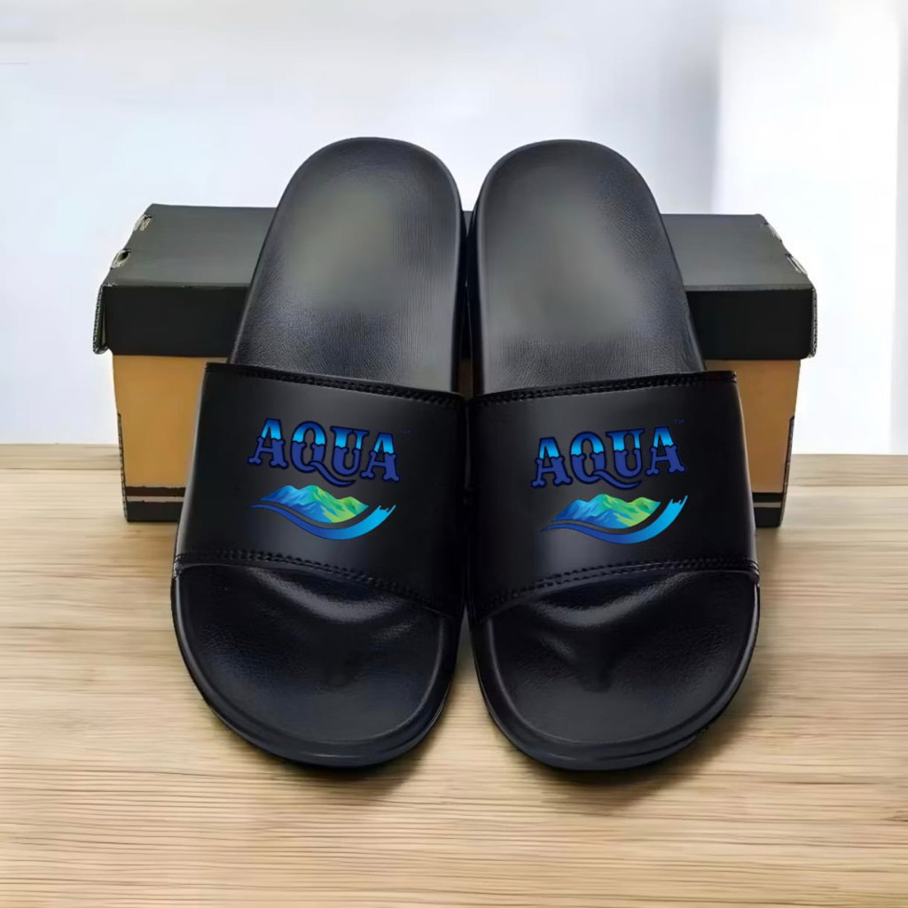 Aqua Abc Tolak Angin Eva/ Men's and Women's Slop Sandals UPPER LOKE System Slide Sandals Original Glueless Distro Sandals size 36-44