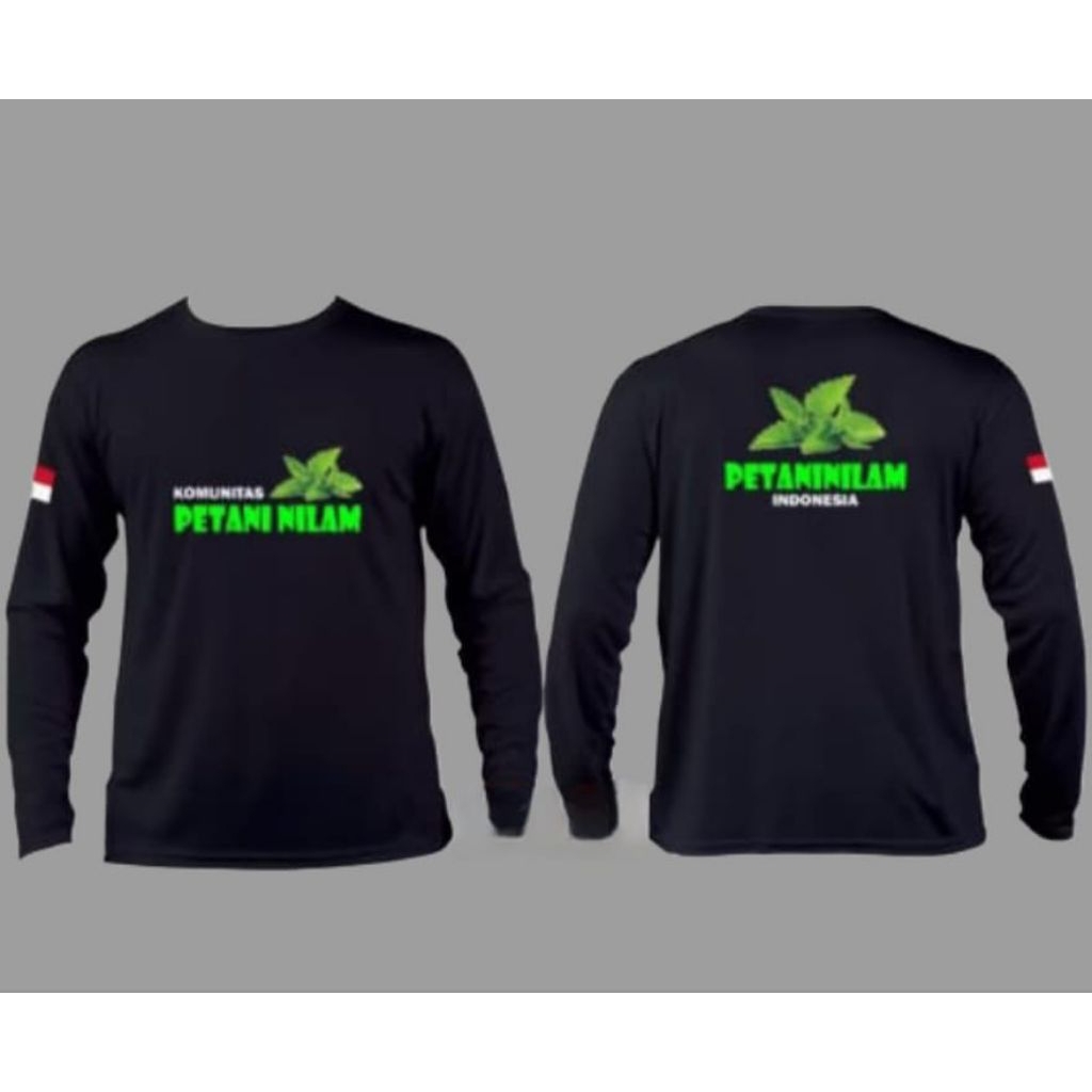 INDONESIAN NILEM FARMERS COMMUNITY T-SHIRT LONG SLEEVE/ NILEM FARMER T-SHIRT