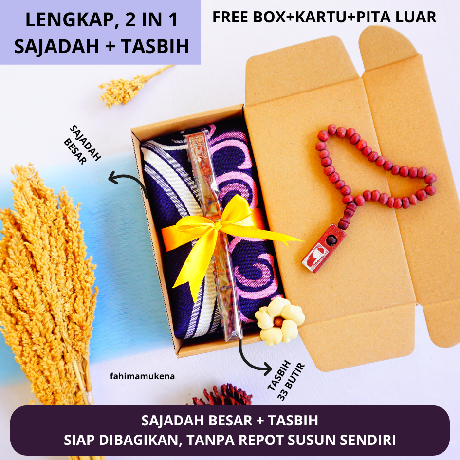 BEST 7 PACKAGES OF UMRAH HAJI SOUVENIRS 1000 DAYS 40 DAYS 100 DAYS AQIQAH TAHLILAN Turkey Prayer Rug Tasbih Box