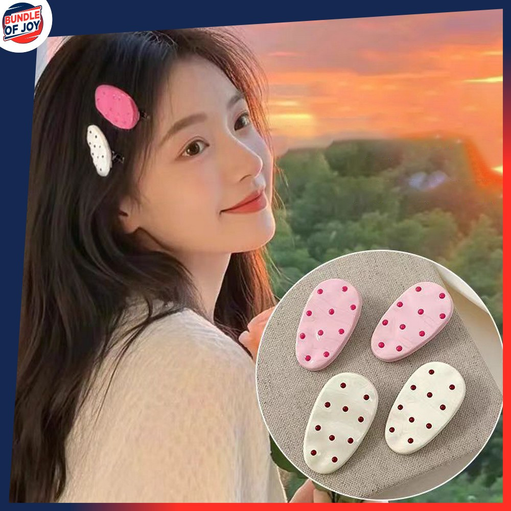 Korean Style Polka Dot Children's Hair Clip Girls' Hair Accessories/ Cute Hair Clip Hair Accessories Wanita Bundle Of Joy C1480