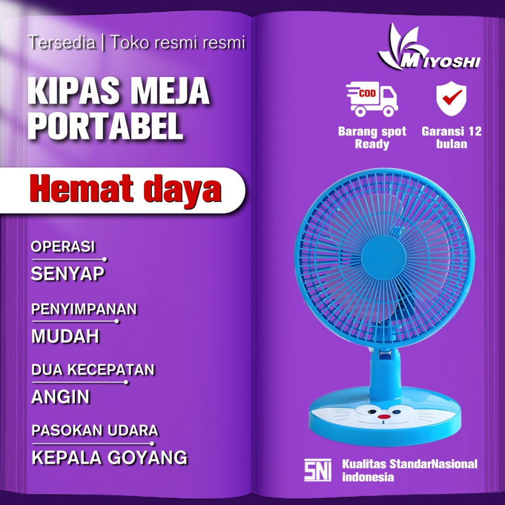 Character Fan 10inch Table Fan Electric Table Fan HELLOKELY DORAEMON