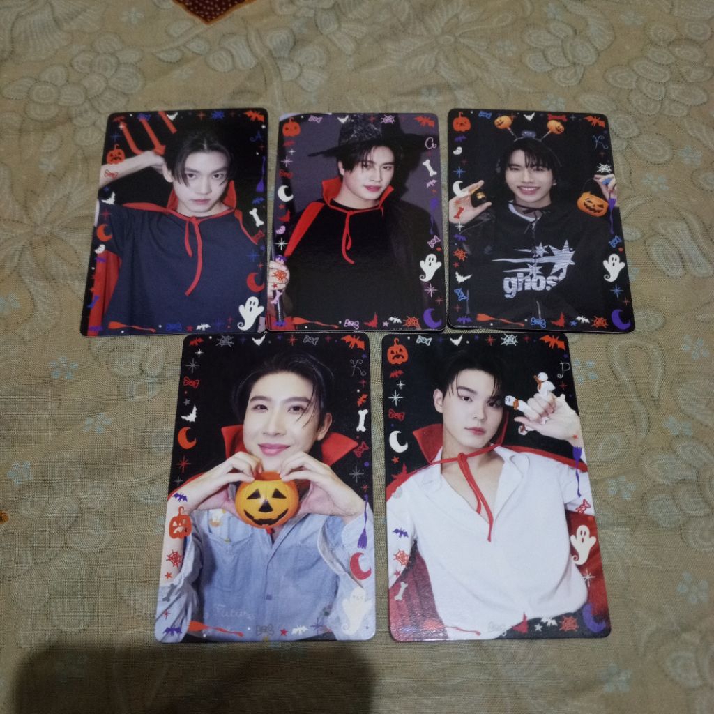 (Ready Stock Ina) Collectible Random Card Boys Too Cute To Spook Official (CC TCTS PC Halloween) GMMTV Fanival 2025 Almond Gemini Khaotung Ping