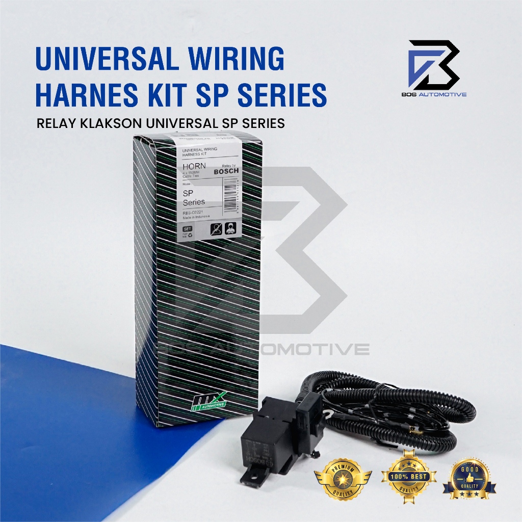 BOSCH SP SERIES 12V Car Motorcycle Horn Relay Cable Set Horn Kereta