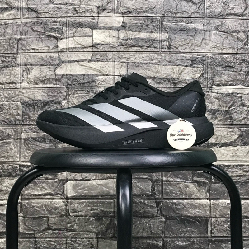 ADIZERO EVO SL CORE FULL BLACK WHITE RUNNING SHOES