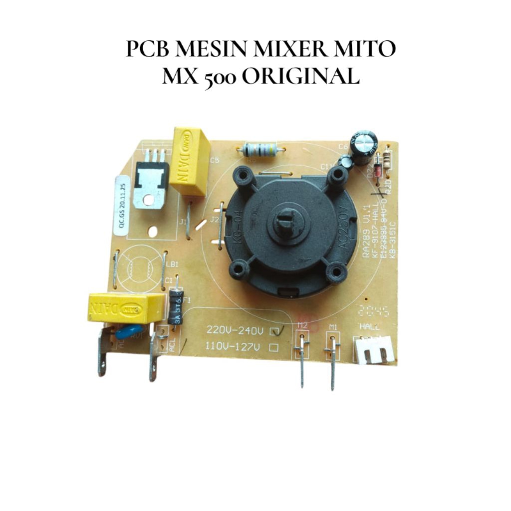 MESIN Original mito mx500 mixer machine circuit board module Umum