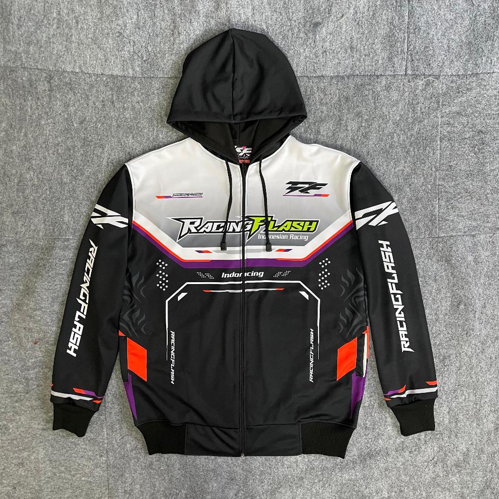 FLASH/ RACING JACKET FULLPRINTING RACING JACKET SIZE ML XL XXL