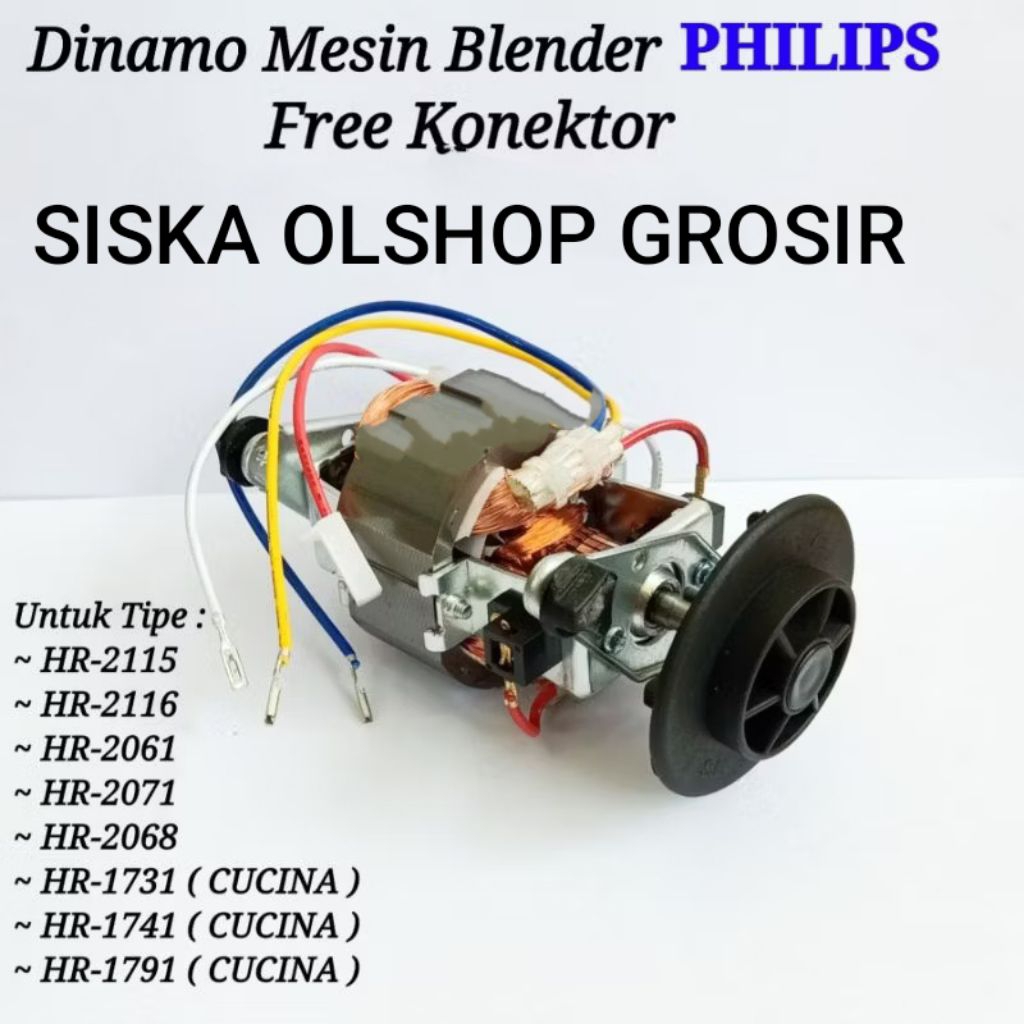 MESIN Dynamo Motor, Machine, Blender philips AL HR 2115 HR 2116 HR 2061 HR 2071 HR 1741 HR1791 HR 1731 1737