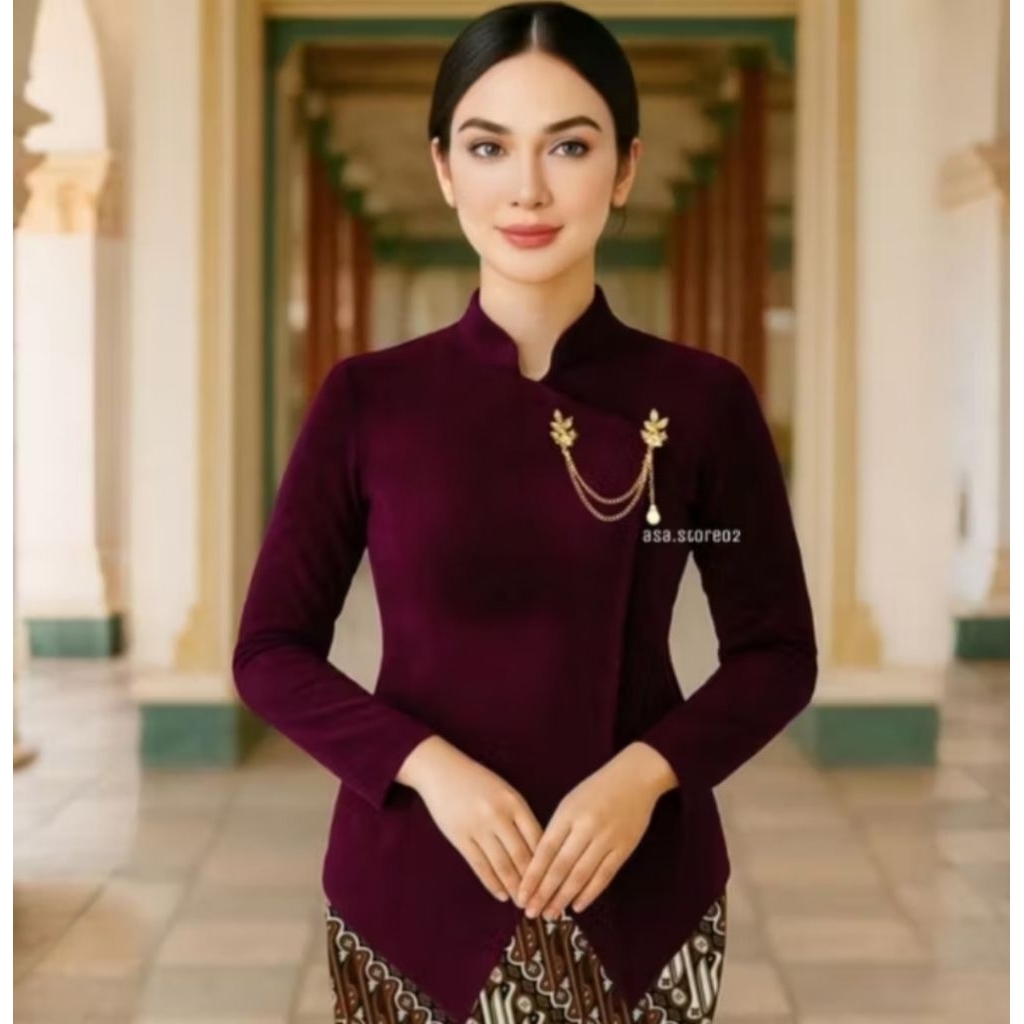 Velvet/ Kebaya Traditional/ Kebaya Jeng Yah/ Kebaya Traditional Kebaya