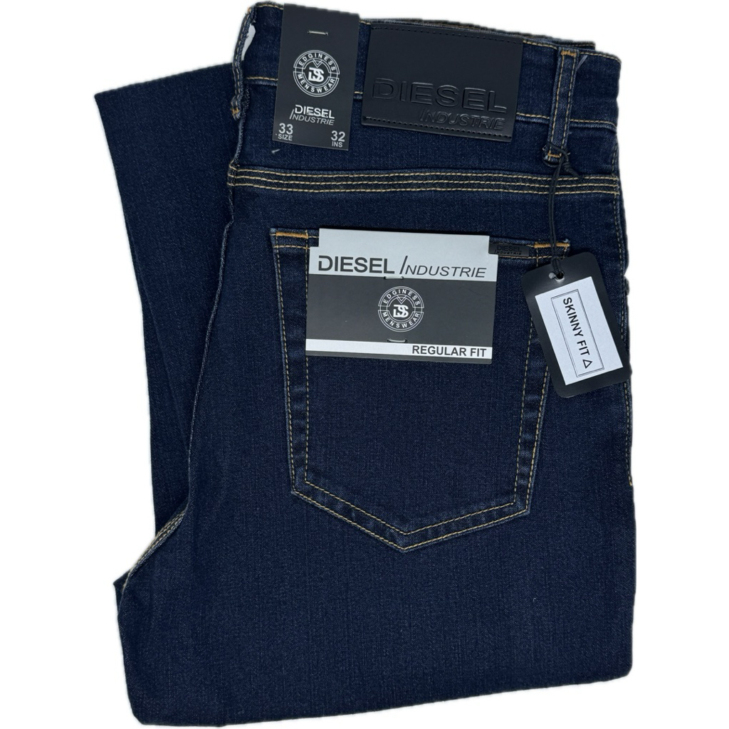 Original DIESEL Men's Jeans Skinny Fit Stretch BLUE MOON - Slim Fit Jeans Slim Fit Jeans Men