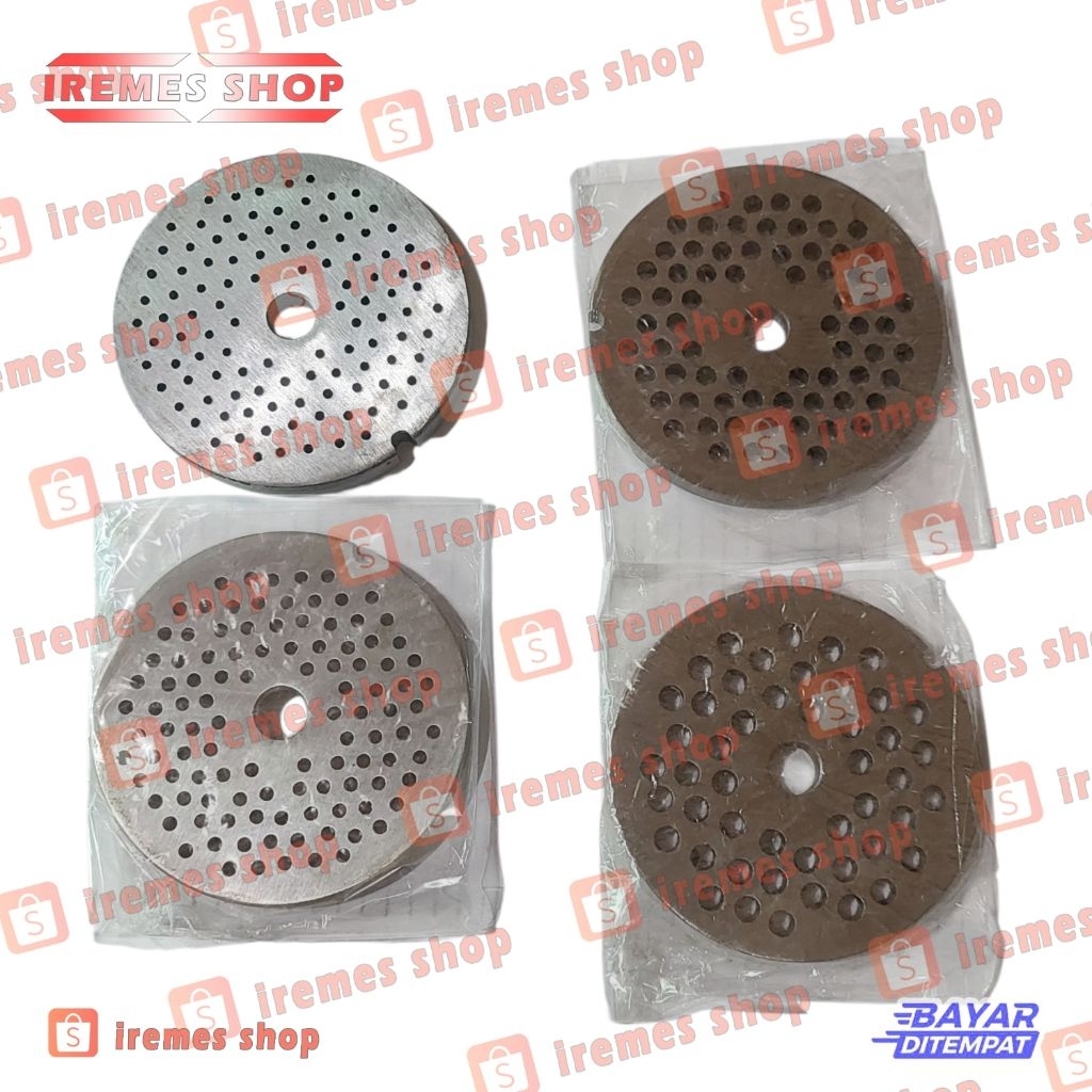 MESIN Meat grinder strainer no. 32 Hole 2mm - 14mm meat machine strainer