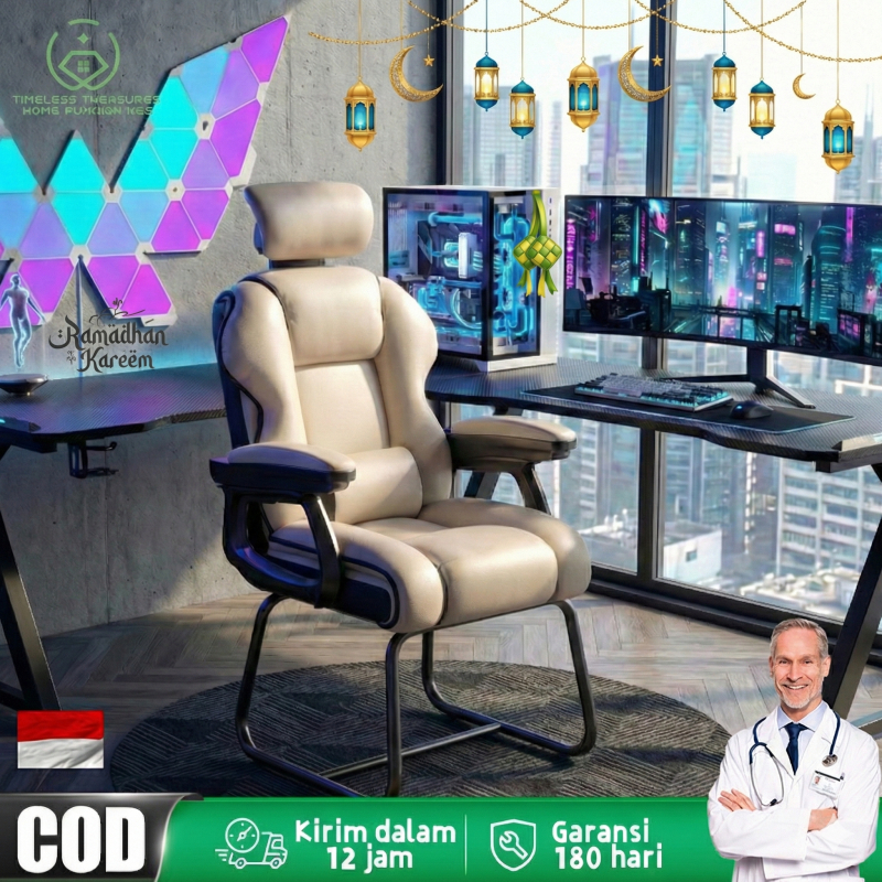 TIMELESS gaming chair Quality office chair Frame leg support Fits office & home