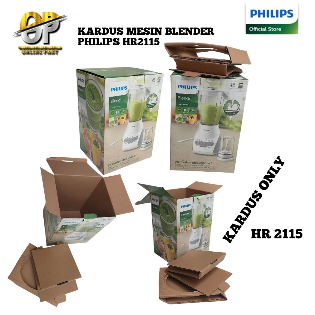 MESIN Philips Blender Machine Cardu Hr2115 Cardboard Only