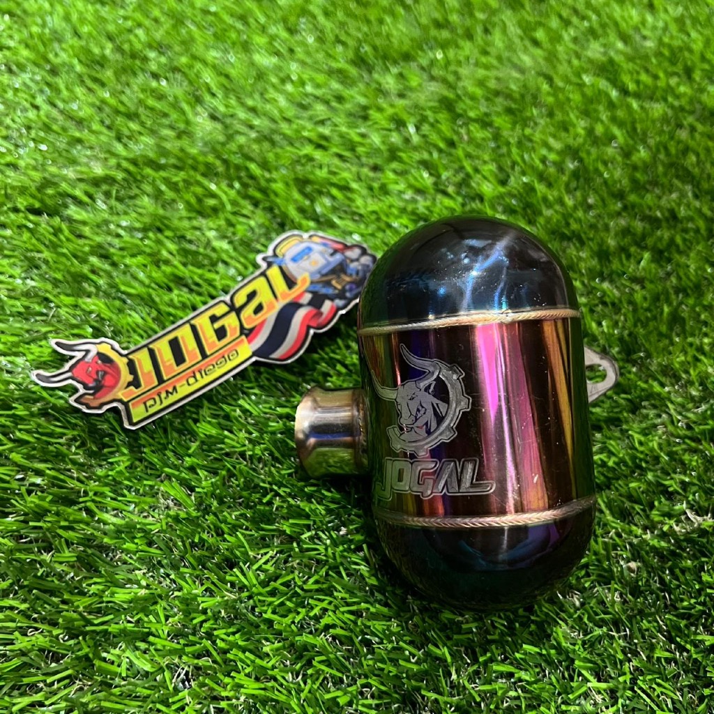 328 KNALPOT RACING MODEL BOTOL MINI PENDEK khusus mesin potong rumput 318 338 merek jogal original ( BOTOL MINI MESIN POTONG RUMPUT)