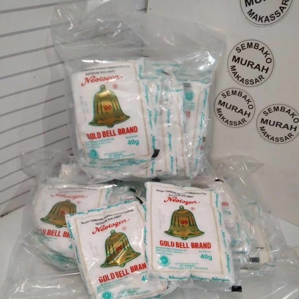 Sweetener Narasumber silakan/ sarimanis Bell per pack (10 pieces 40 grams)