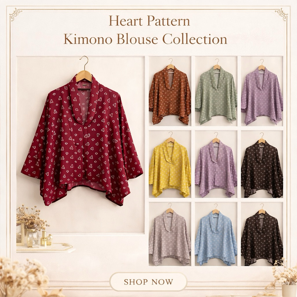 KARTINI JUMPUTAN BLOUSE JUMBO BATIK BLOUSE COMPLETE COLORS