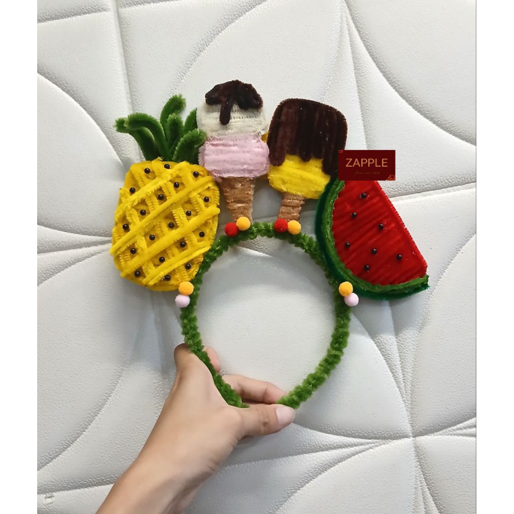 Fruit and Ice Cream Theme Headband