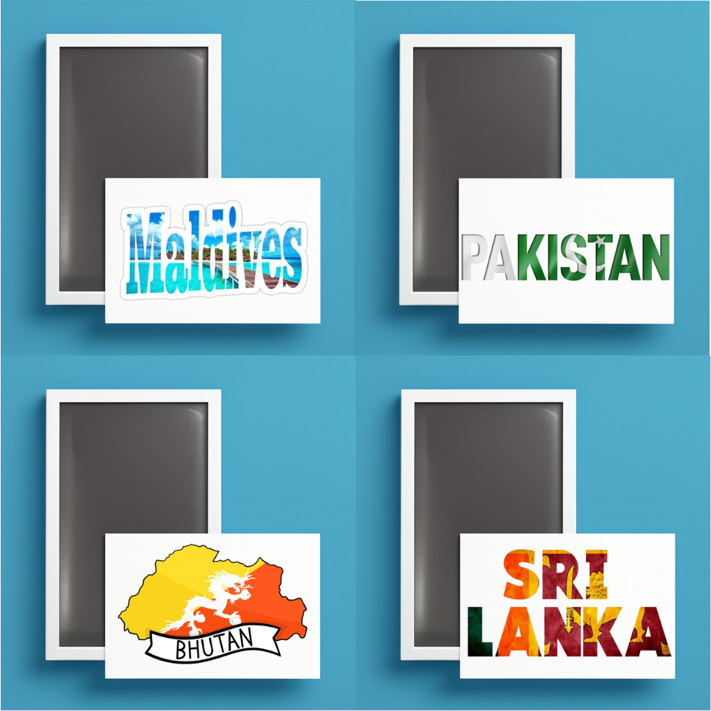 Souvenirs Souvenirs Refrigerator Magnets Asia Maldives Pakistan Bangladesh Fridge Magnets Refrigerator Magnets
