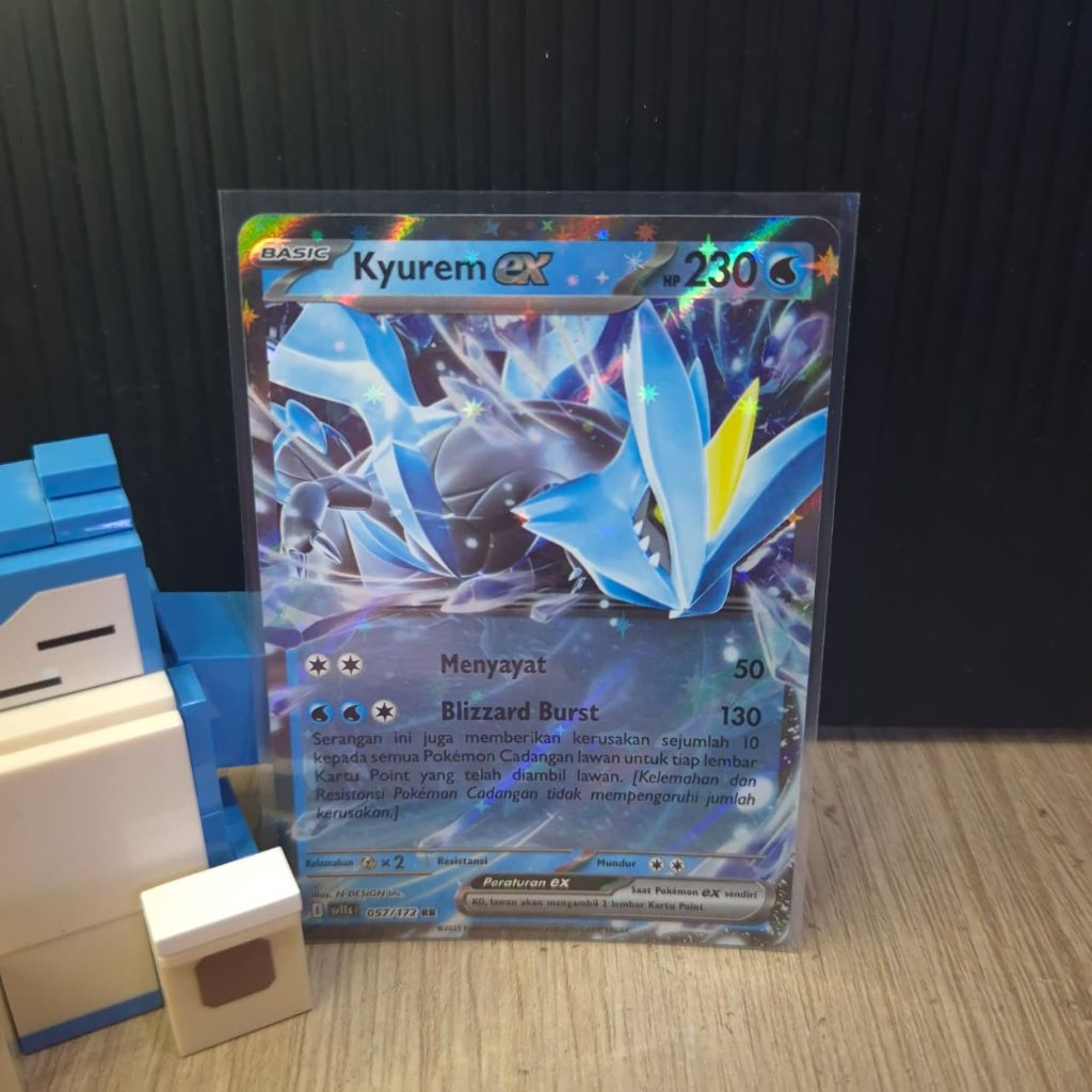 KYUREM EX RR - SV11S 057/172 - INDONESIAN POKEMON CARD