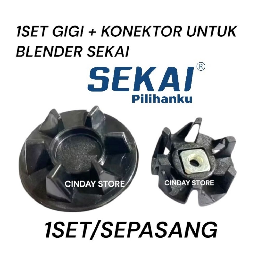 MESIN 1 SET GEAR + MACHINE CONNECTOR FOR SEKAI BLENDER Original