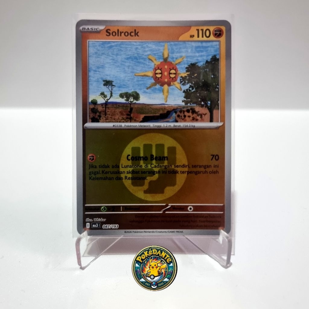 POKEMON Solrock 087/193 Holo Energy Mega Dream 100% Original