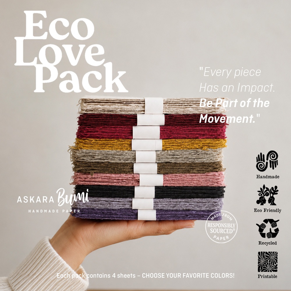 Recycled Paper Handmade/ eco-friendly/ eco-friendly/ 4-piece/