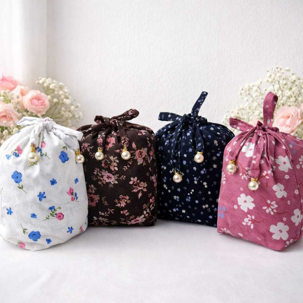 KATUN 2-in-1 MINI Travel Prayer Robe with Cotton Pattern, FREE Bag and Prayer Rug