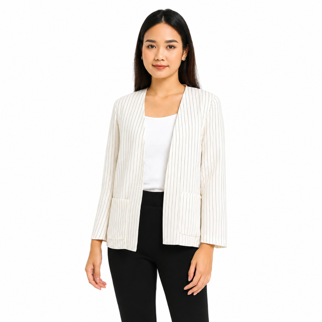 Chloebeautyshop - Luxury Premium Collarless Women's Outer Blazer