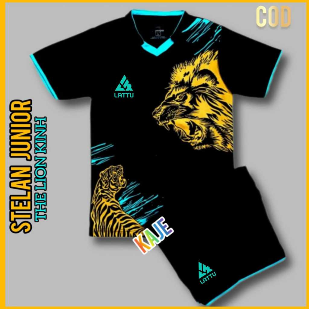 TIGER KIDS JERSEY SET 5-14 YEARS QUALITY FOOTBALL FUTSAL VOLLEYBALL BADMINTON SHIRT JERSEY KIDS