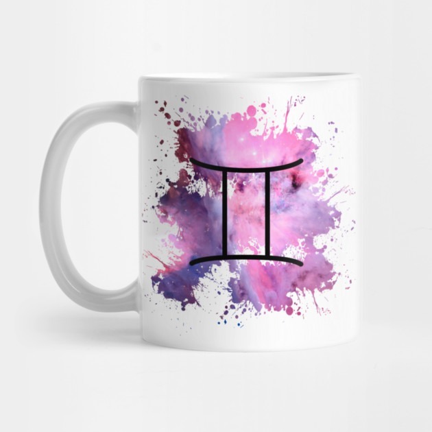 Gemini Abstract - Gemini Zodiac Tea Mug