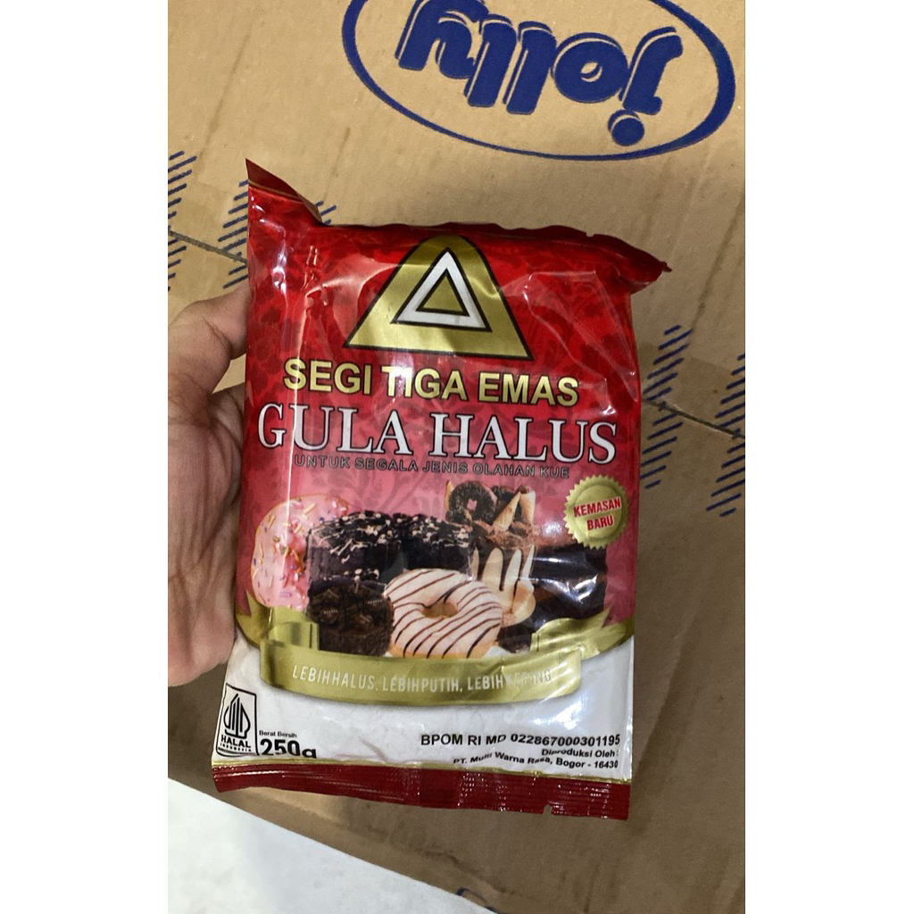 Fine sugar golden triangle