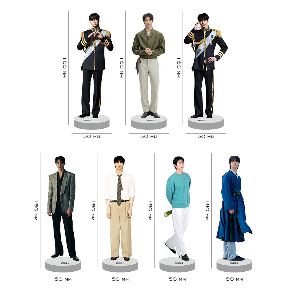 Standee Figure Actor Byeon woo seok Grand Prince Ian Perfect Crown