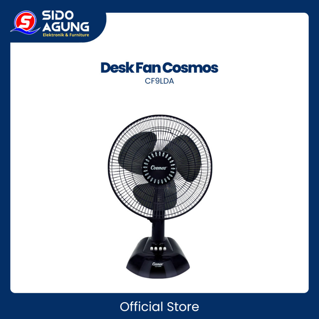 COSMOS DESK FAN CF-9LDA || COSMOS 2 IN 1 FAN (TABLE FAN & WALL FAN) || 9 INCH 2 TABLE FAN SPEEDpilihan