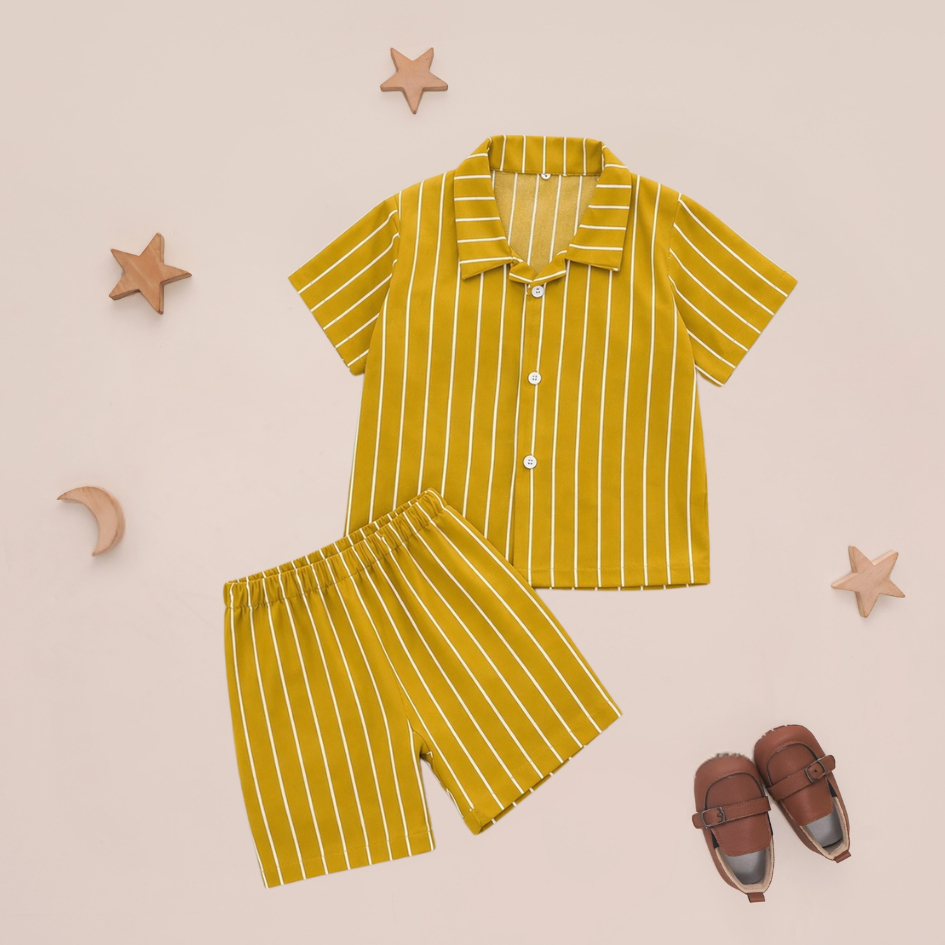 Rayon Striped Children's Pajamas Ages 1-5 Years Oneset pajama
