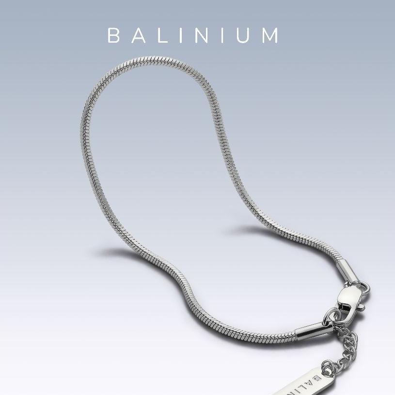 Balinium Rantai Pria 316L Surgical Steel Perak | Anti Karat Selamanya | Garansi Seumur Hidup
