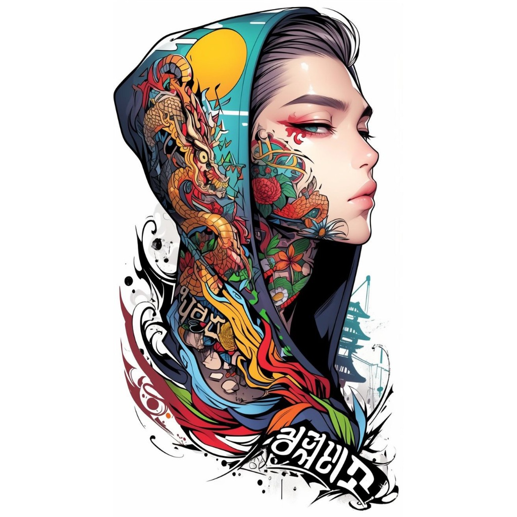 MINIMAL High Quality A3 DTF Screen Printing - Streetwear Style Girl Design - Single Print, No Minimum Order