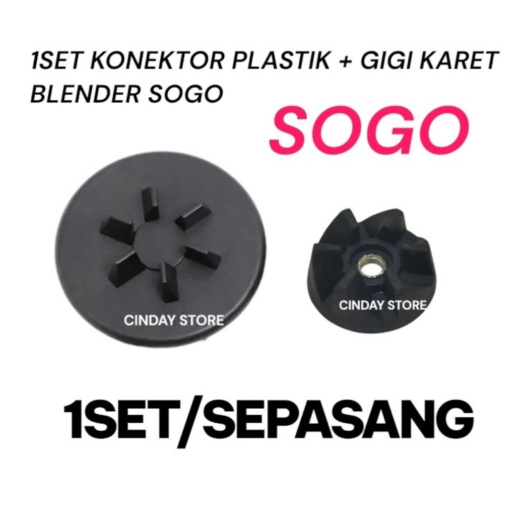 MESIN 1 Set Rubber Gear + SOGO SG-T9P Blender Machine Connector