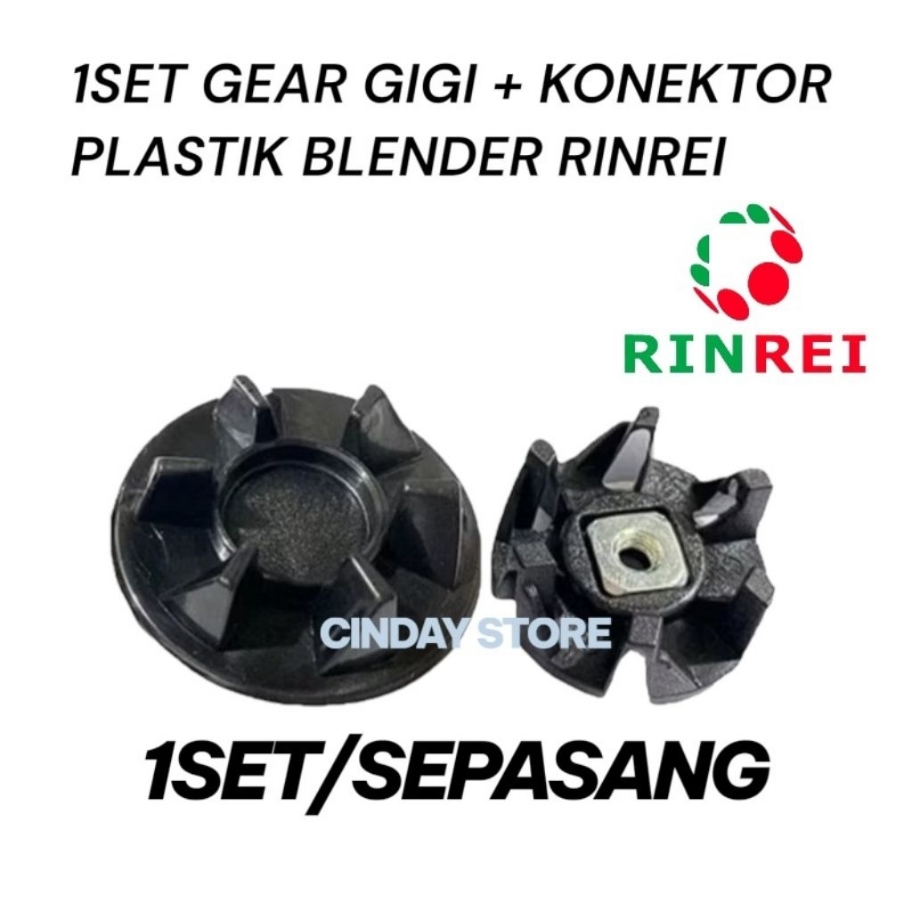 MESIN 1 SET GEAR COUPLING + MACHINE CONNECTOR FOR RINREI BLENDER | Rinrei Blender Connector Copel