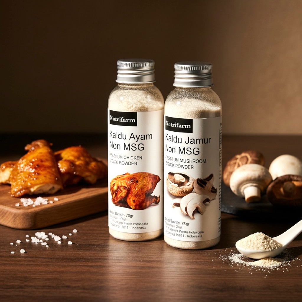 Mushroom and Chicken Stocks Non Msg - Mpasi - Fine Stock for Cooking