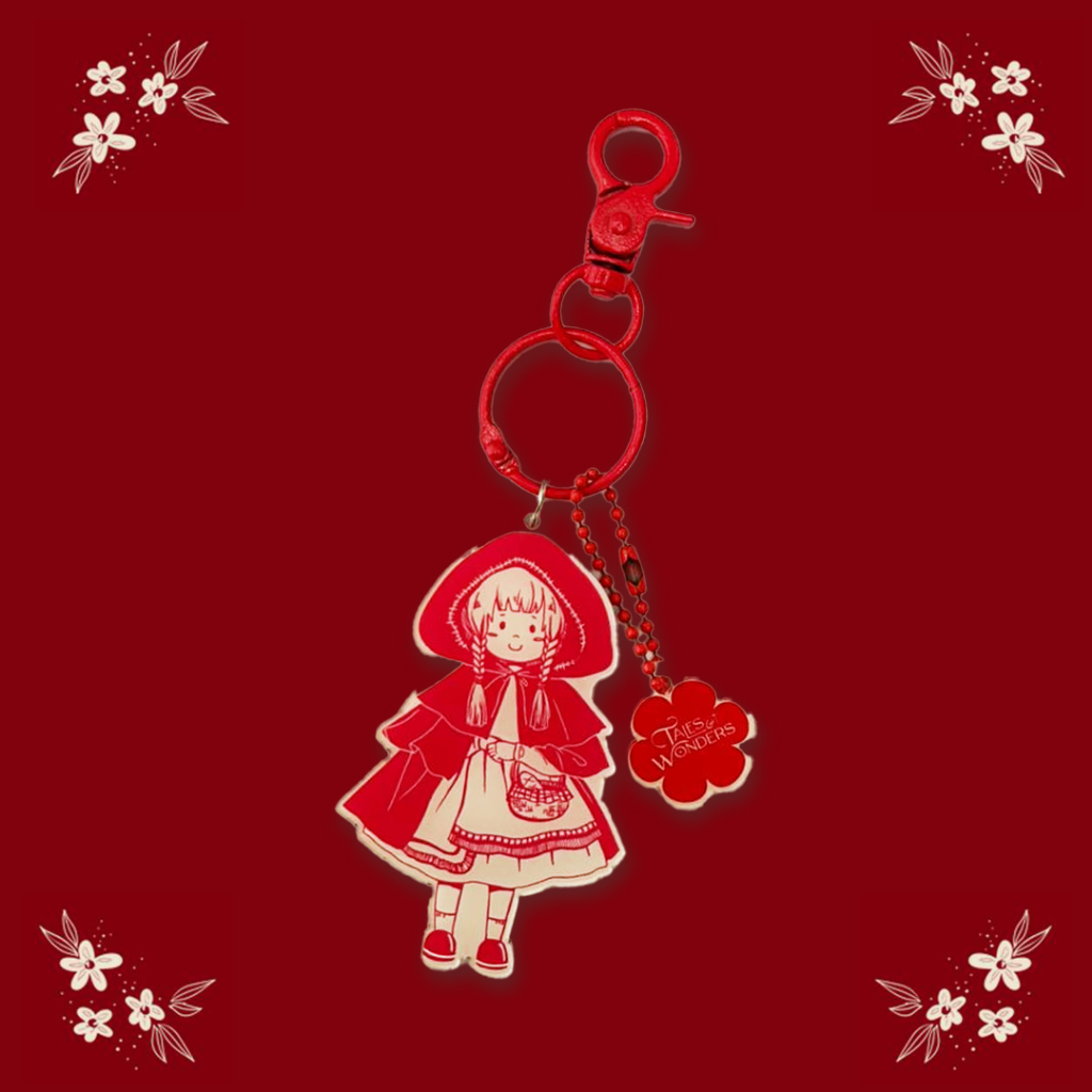 Tales and Wonders - E Money Flazz Key Chain Model Fairy Tale Character Red Riding Hood Pinocchio/ Little Prince/ / Snow White Alibaba/ Ebony Horse/ Ugly Duckling/