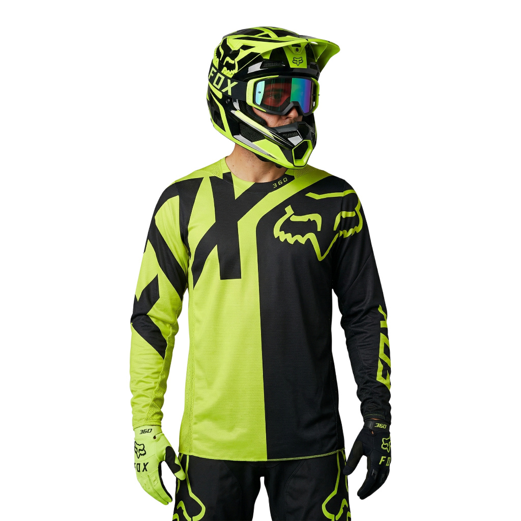 FOX 360 Preme Dark Yellow Jersey Motocross Trail Original