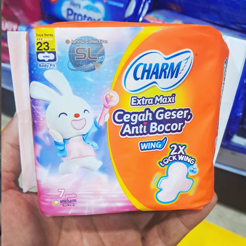 Charm Body Fit Wing Extra Maxi 23cm 7 pads