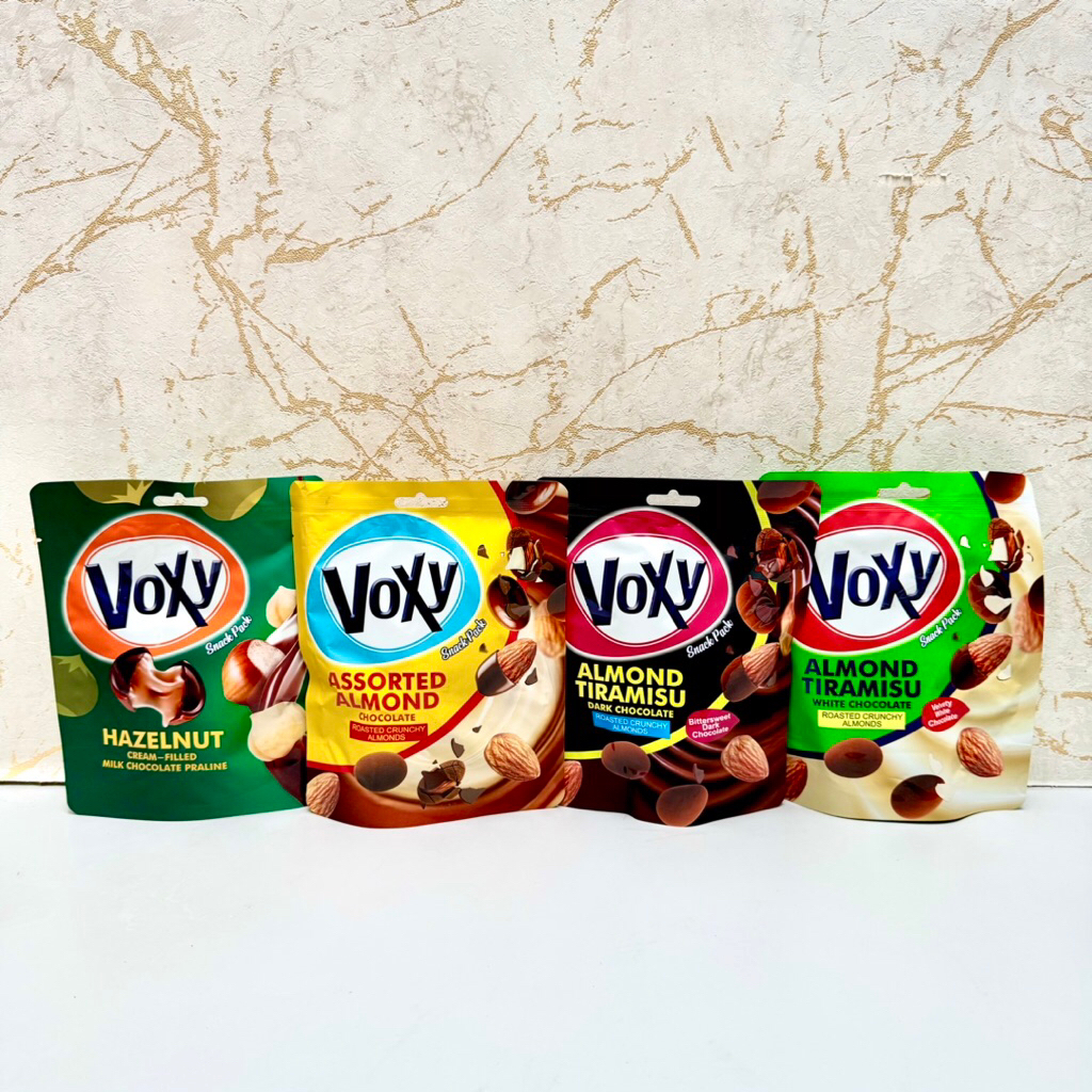 Voxy Cream Filled Chocolate Praline Almond Strawberry Tiramisu Hazelnut Cookies n Cream Durian Dark White Chocolate