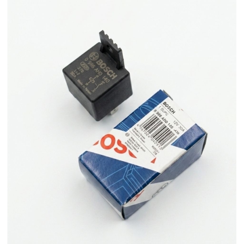 BOSCH 4-pin relay for universal lights and horns for motorbikes and cars, anti-boros power stabilizer