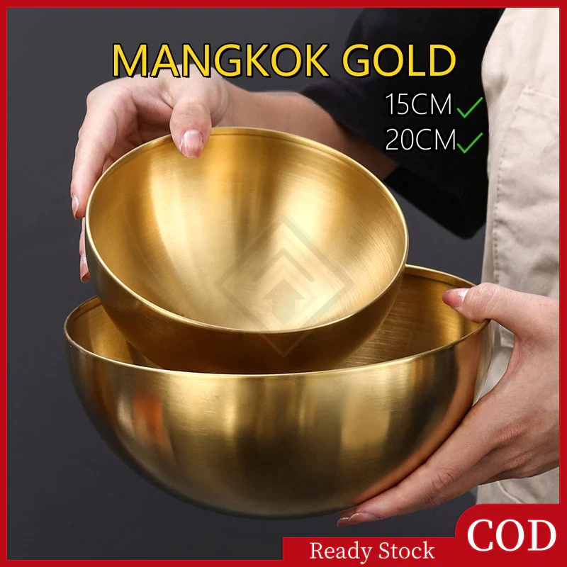 Korean Bowl / Aesthetic Korean Bowl / Fruit Soup Bowl / Thick Stainless Bowl / Salad Bowl / Soup Bowl / Buffet Soup Bowl / Korean Bowl / Korean Stainless Bowl / Soup Bowl / Salad Bowl / Salad Bowl Fruit