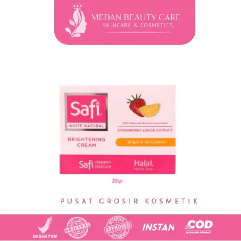 Safi White Strawberry Lemon Brightening Creamnatural 20g
