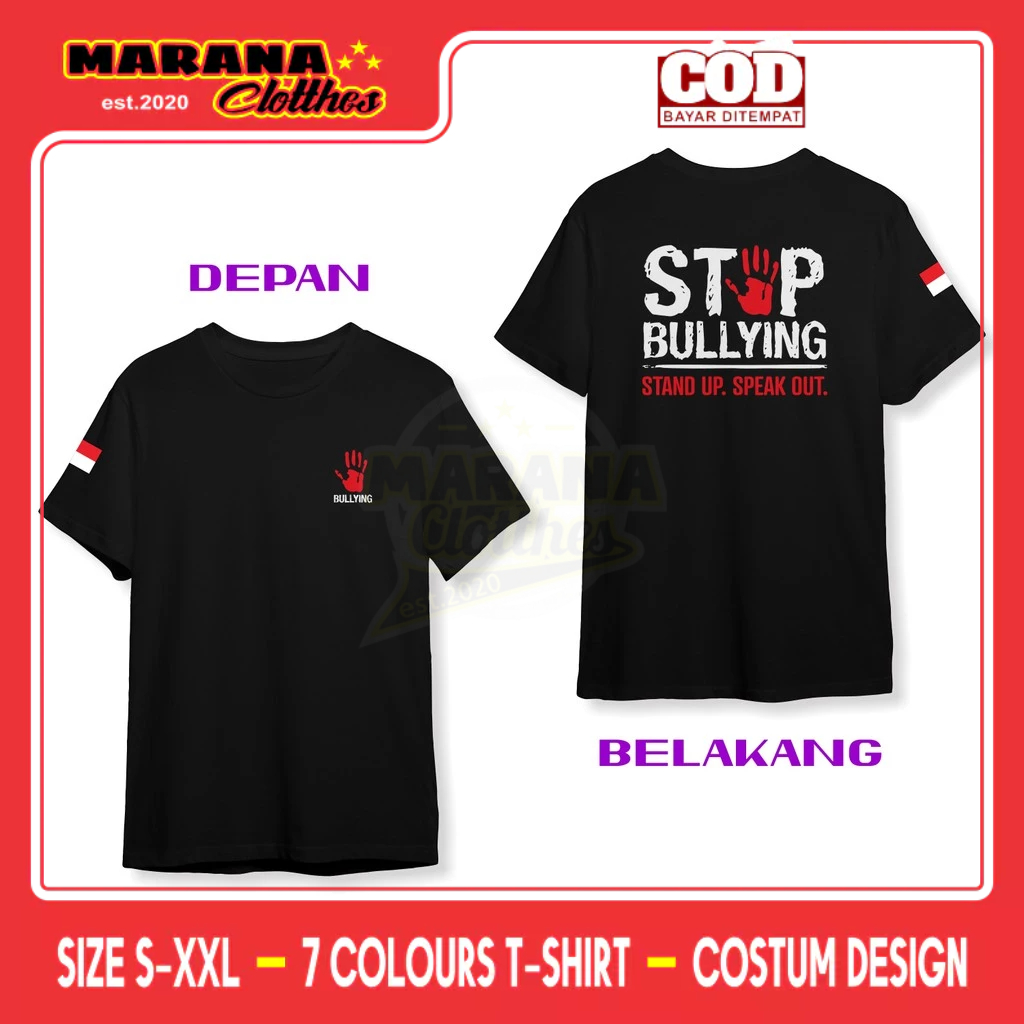 Stop Bullying Anti-Resistance T-Shirt DB Change Agent Distro T-Shirt
