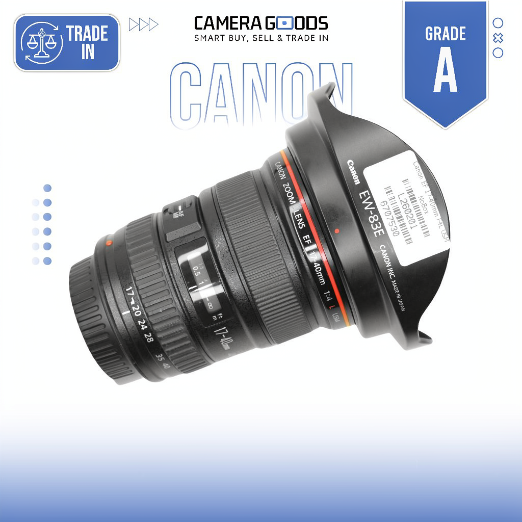 Canon Lens EF 17-40mm F4L USM - Grade A - L260201 - L260218 - L260219